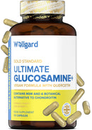 Vegan Glucosamine Phytodroitin by Wellgard - Quercetin, MSM, Botanical Alternative to Chondroitin (Phytodroitin), Ginger Extract, Extract, Rosehip, Made in UK
