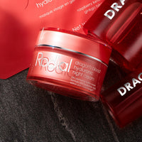 Rodial Dragon's Blood Hyaluronic Night Cream 50ml – Anti-Aging Night Cream with Hyaluronic Acid, Hydrating & Plumping Formula
