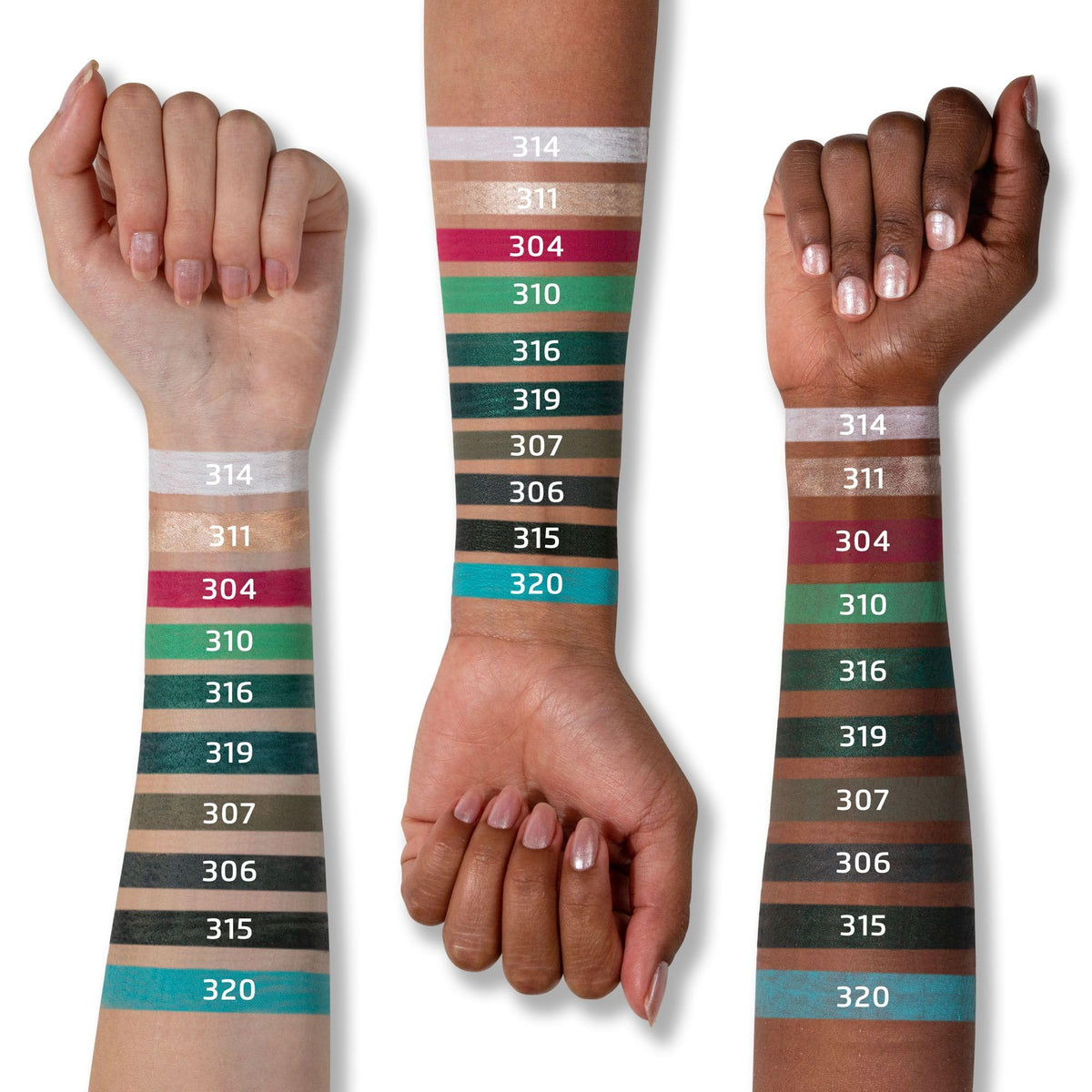 BROOKLIN IMPALA | Waterproof Brooklin Eyeliner Color 319 Green Nacred Forest Waterproof EYELINER WATERPROOF | Eye eyeliner with creamy and soft texture | Easy application | Long duration