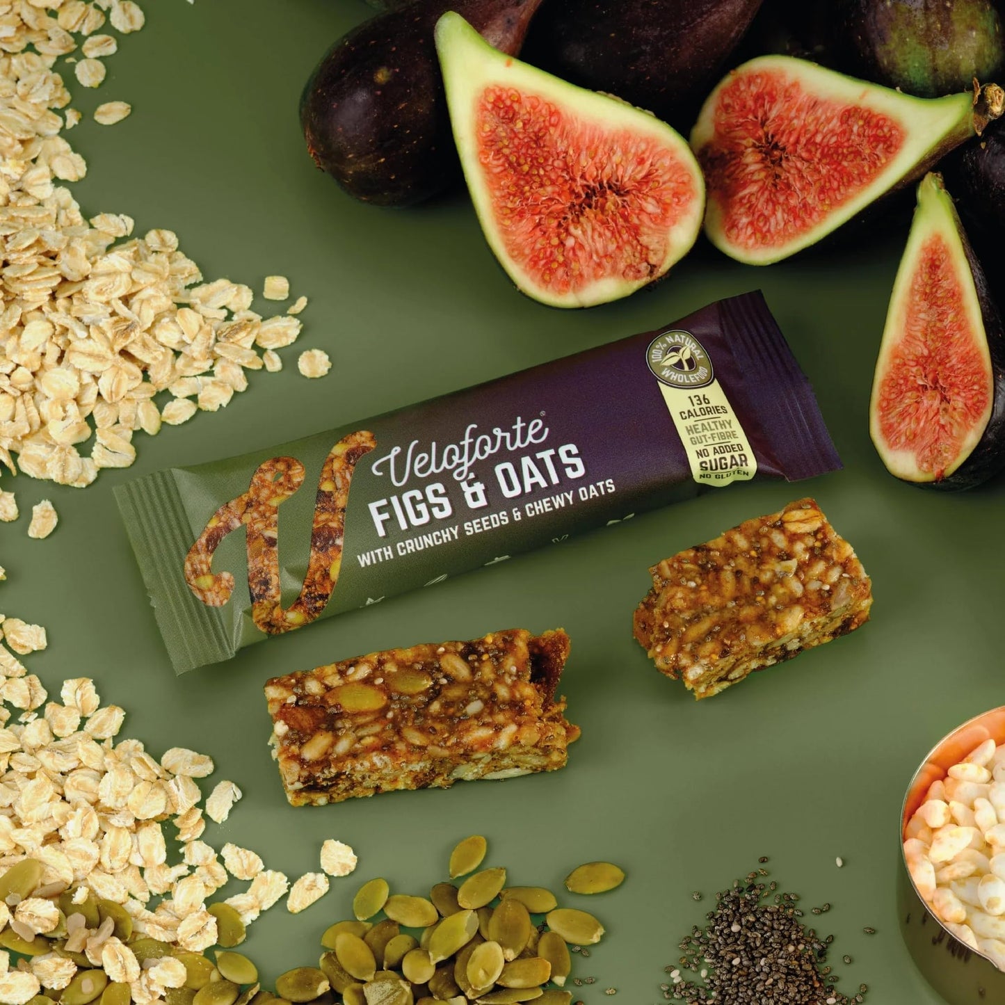 Veloforte Fig & Oat Wellness Bar Pack (12)