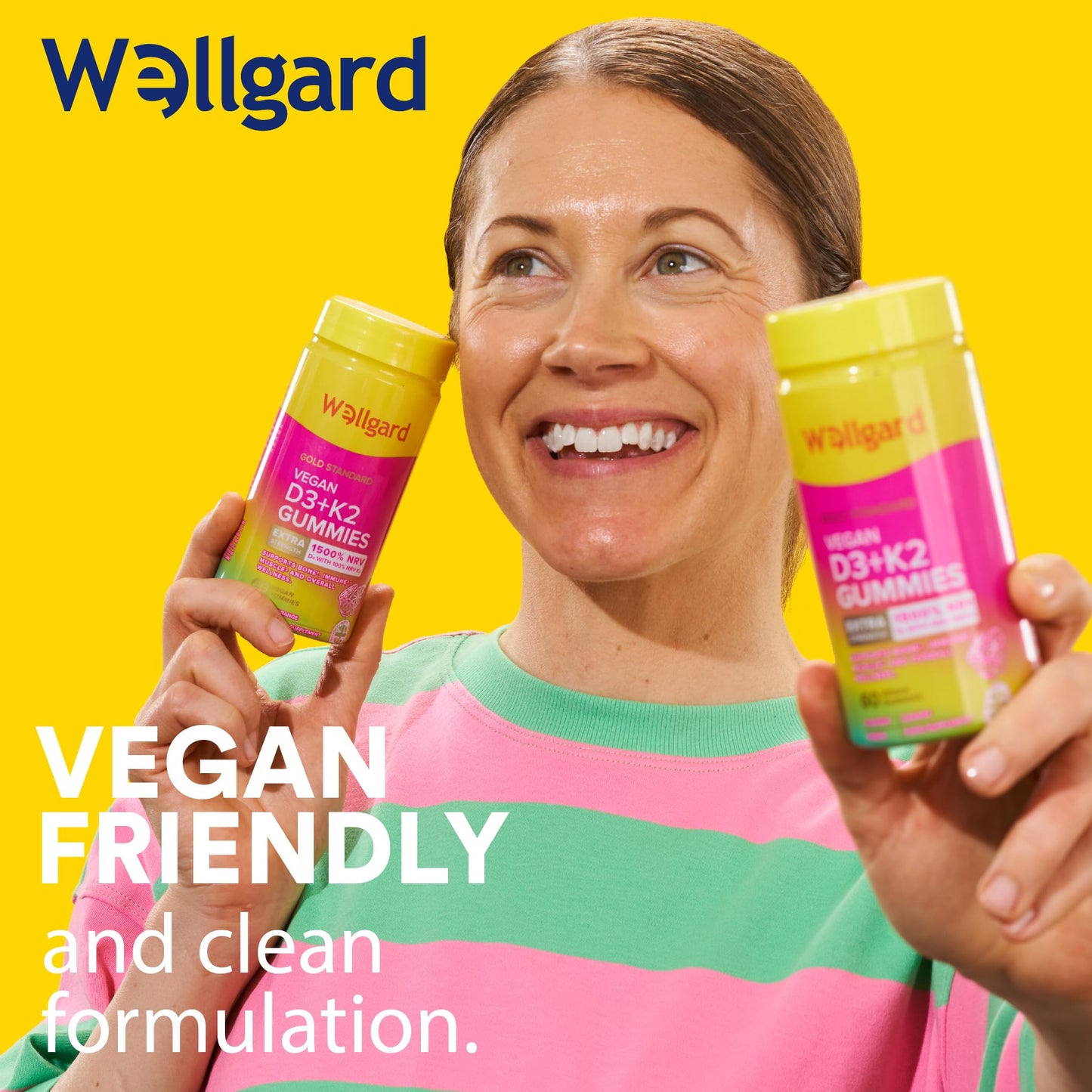 Wellgard Vitamin D3 K2 Gummies – Vitamin D3 K2 Gummies, Supports Bone Health, Immune System and Muscle Health