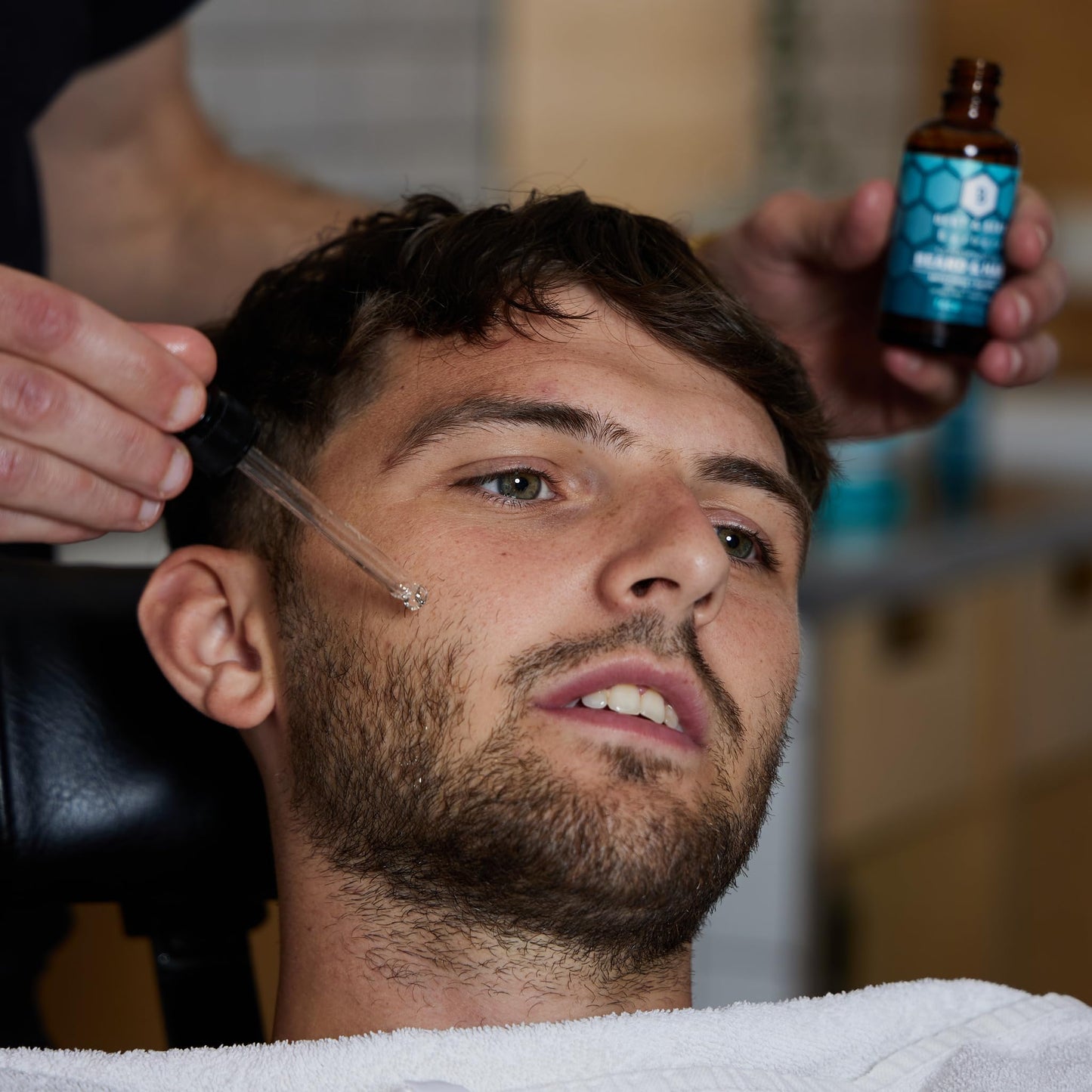 Generic Face Facts | Bert & Bert Barbers Beard & Hair Oil | Multi-use Oil | Smooth + Nourish | 50ml
