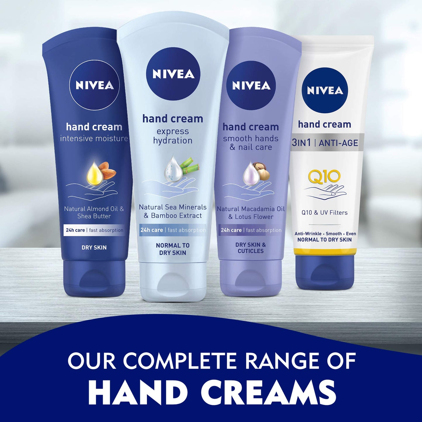 NIVEA Nivea - Smooth nourishing hand cream macadamia nut oil 100 ml (100041084)