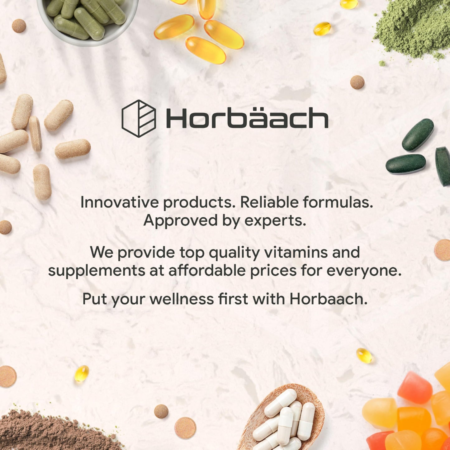Horbäach Vitamin C Tablets 1500mg | 180 Count | High Strength Ascorbic Acid | Suitable for Vegetarians and Vegans | by Horbaach