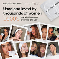 Cosmetic Consult Miracle Skin Transformation By Ashley Stobart | Rejuvenates & Refreshes Skin Overnight, Smooths Wrinkles & Acne, Boosts Collagen, Anti-Ageing Skin Cleanser | 4 x Skincare Sachets