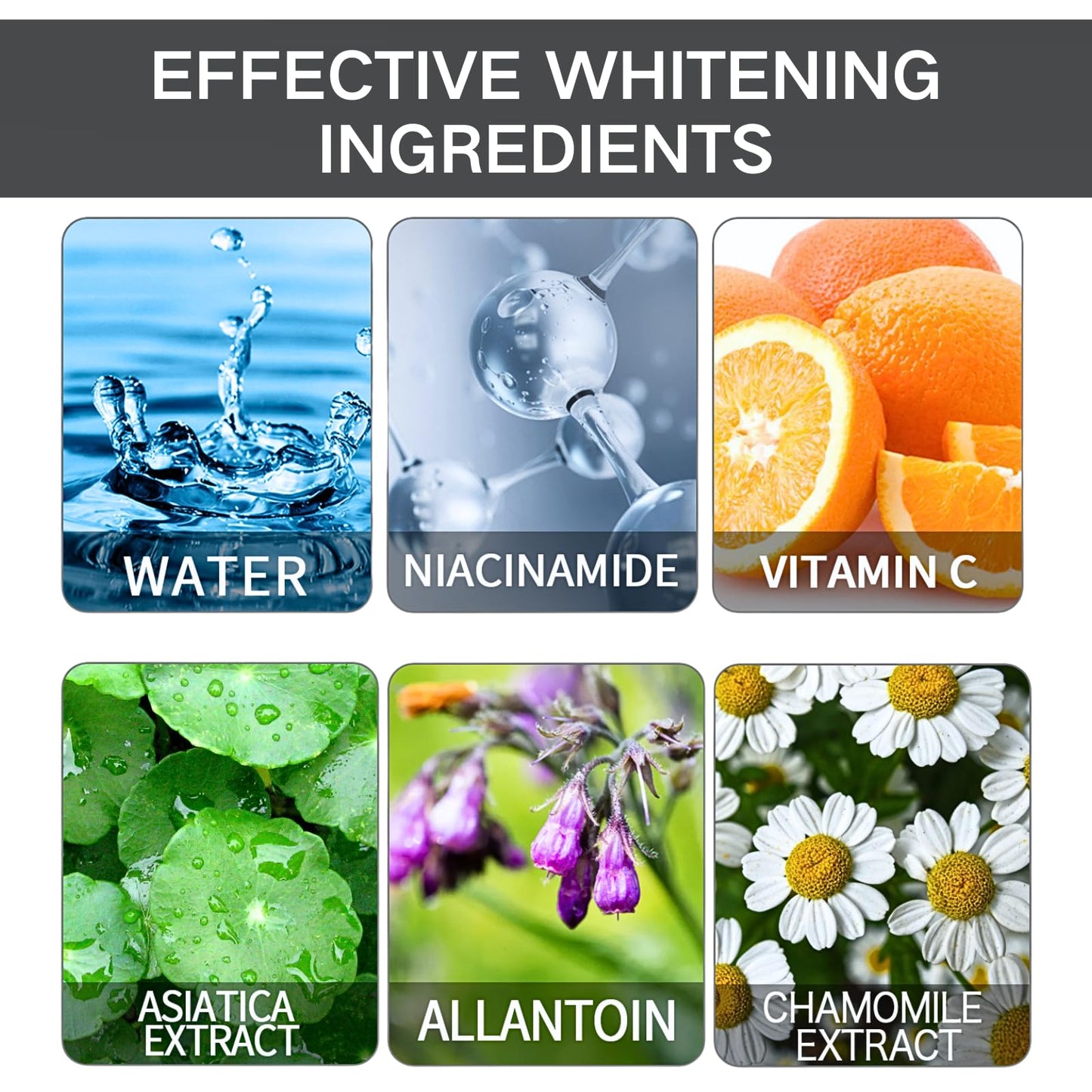 6PCS Skin Bleaching Cream Skincare Set, Skin Whitening Cream Set, Skin Lightening Cream, Snow Bleach Cream, Skin Bleach for Face/Intimate Area/Knees/Elbows/Inner Thigh/Armpit