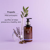 Apivita Face Cleansing Foam for Face & Eyes 300ml - Foaming Facial Cleanser & Makeup Remover - Natural Face Wash with Lavender, Olive and Propolis - Gently Cleanses, Hydrates, Antioxidant Protection