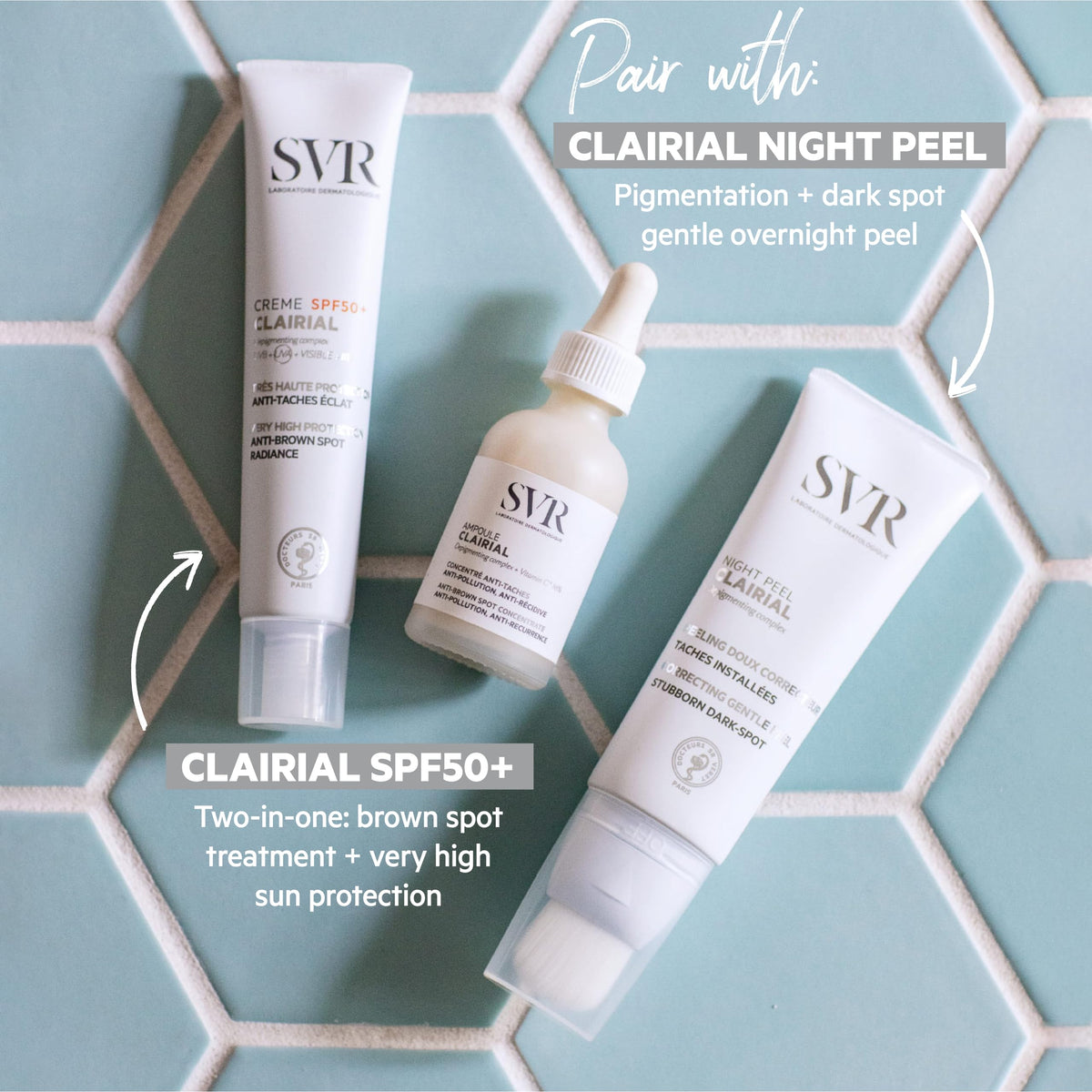 SVR CLAIRIAL Ampoule - Hyperpigmentation Face Serum, 16% Vitamin C and Whitening Complex Triple-Action Concentrate - Anti-Brown Spot, Anti-Pollution, Anti-Relapse, 30ml