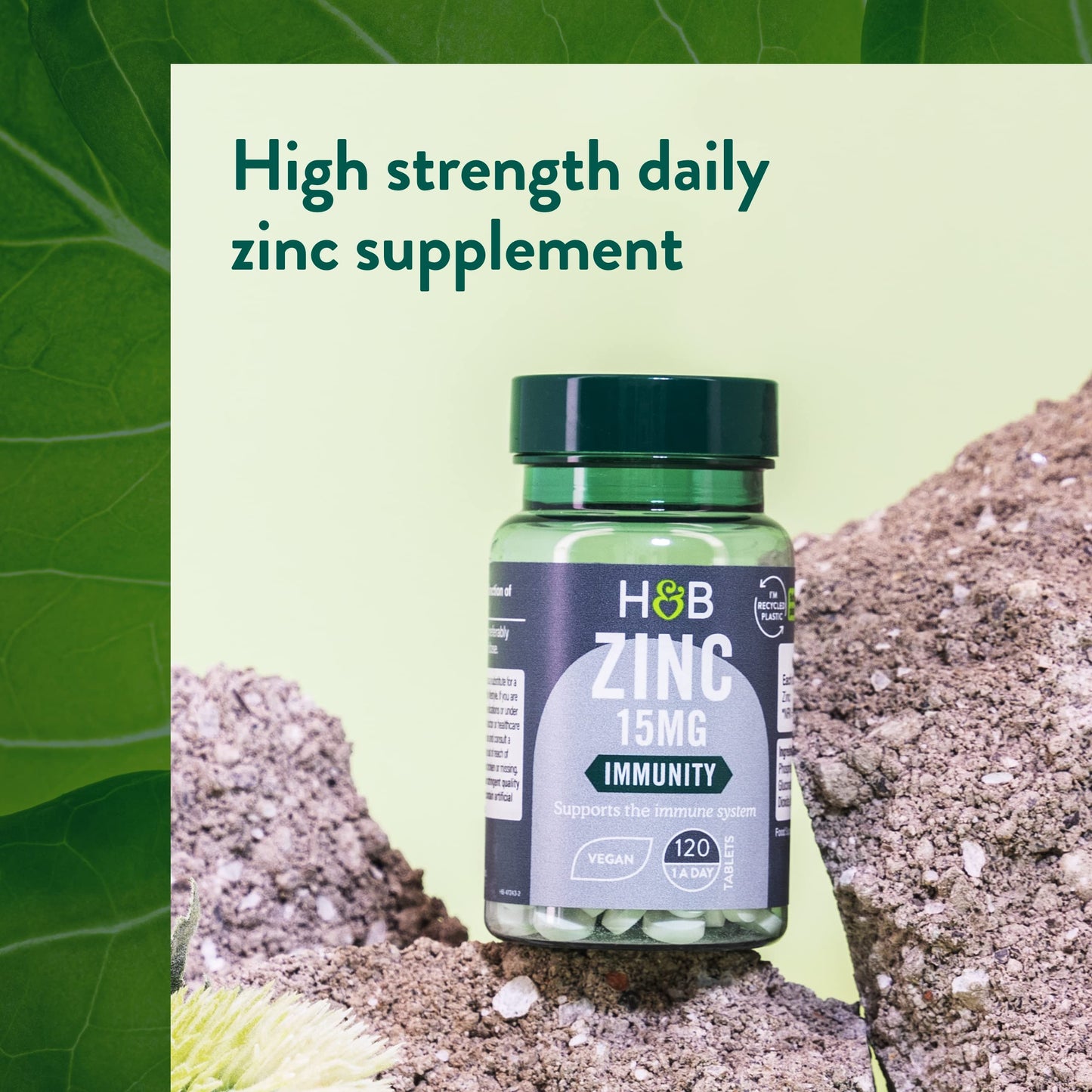 Holland & Barrett Zinc 15mg - Supports The Immune System - 120 Tablets