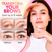 Eye Brow Lamination Kit, Eyebrow Lamination for Beginner/Professional, Laminated Brows Lasts 6-8 Weeks, 15 Applications - Instructions, Safe & Effective
