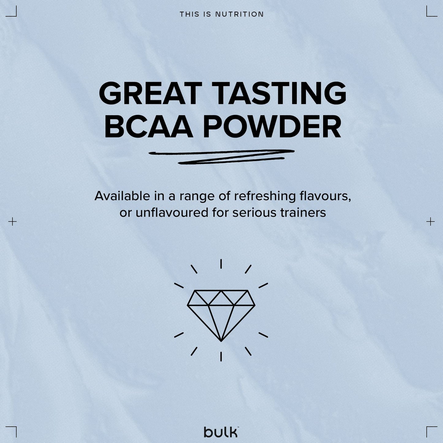 Bulk Pure Instant Branched Chain Amino Acids (BCAA) Powder, Unflavoured, 500 g