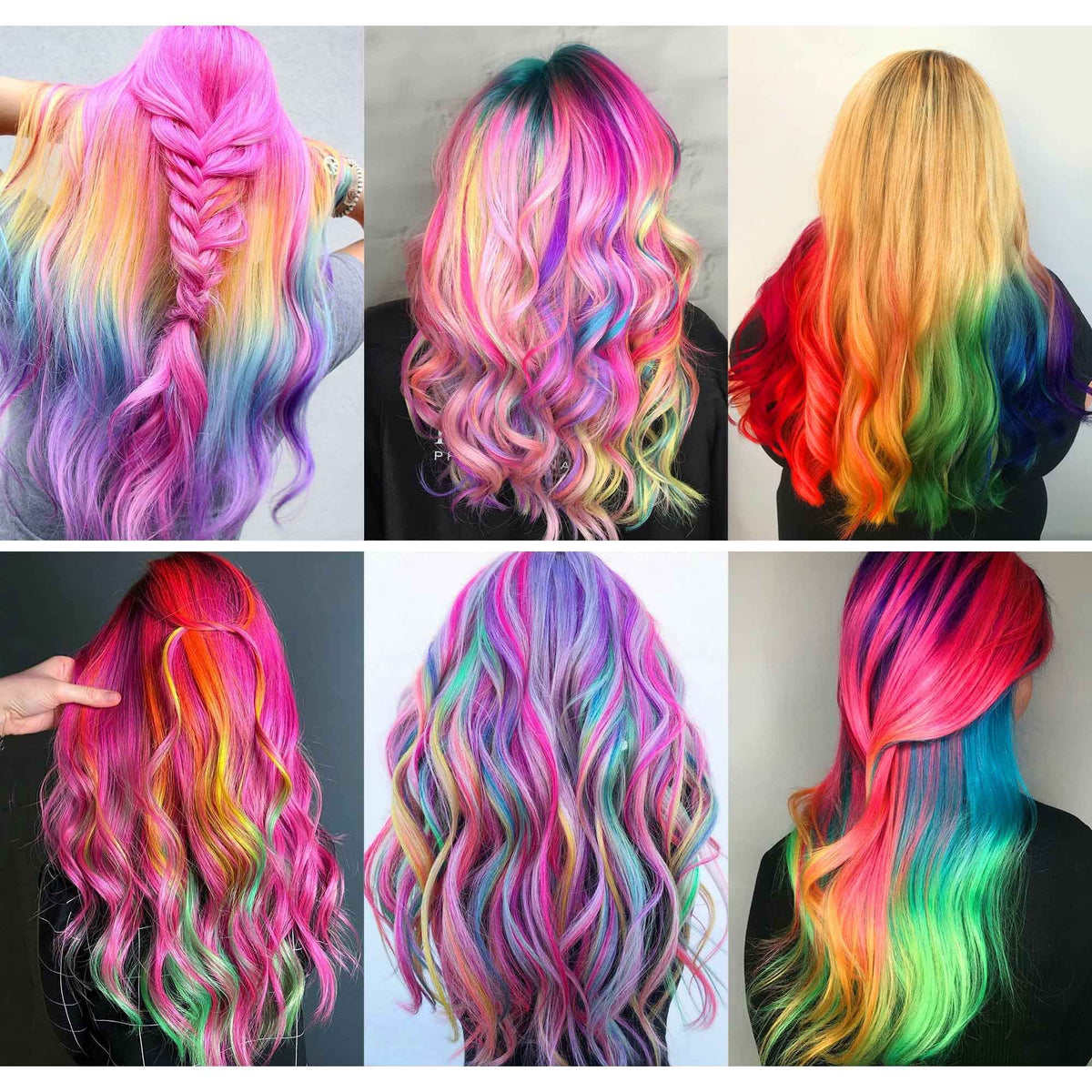 8PCS Pinkiou Hair Chalk for Girls, Temporary Bright Hair Dye for Girls Women Gifts Washable Hair Chalk for Halloween,Christmas,Makeup,Birthday Party