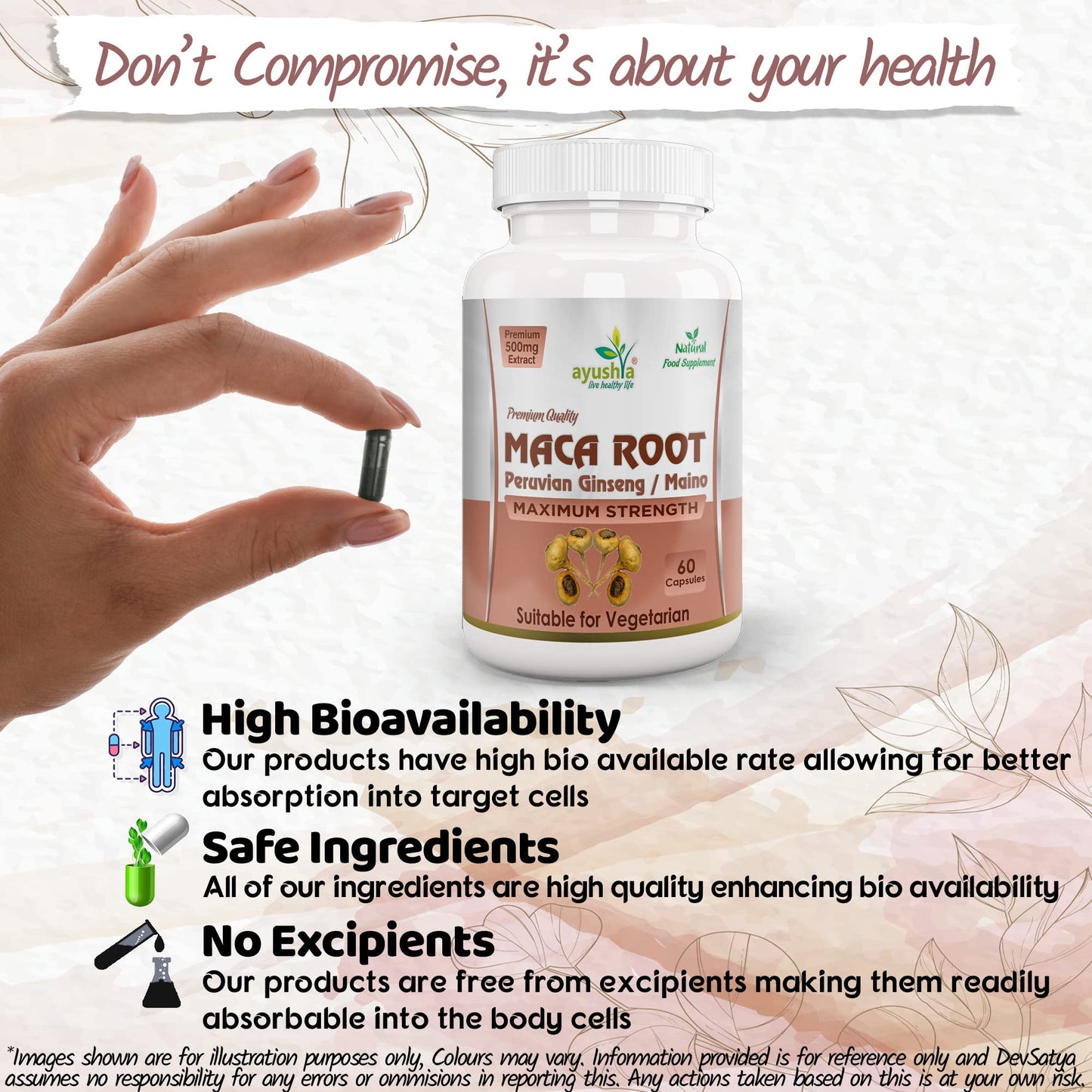 Ayushya Maca Root Extract Capsule