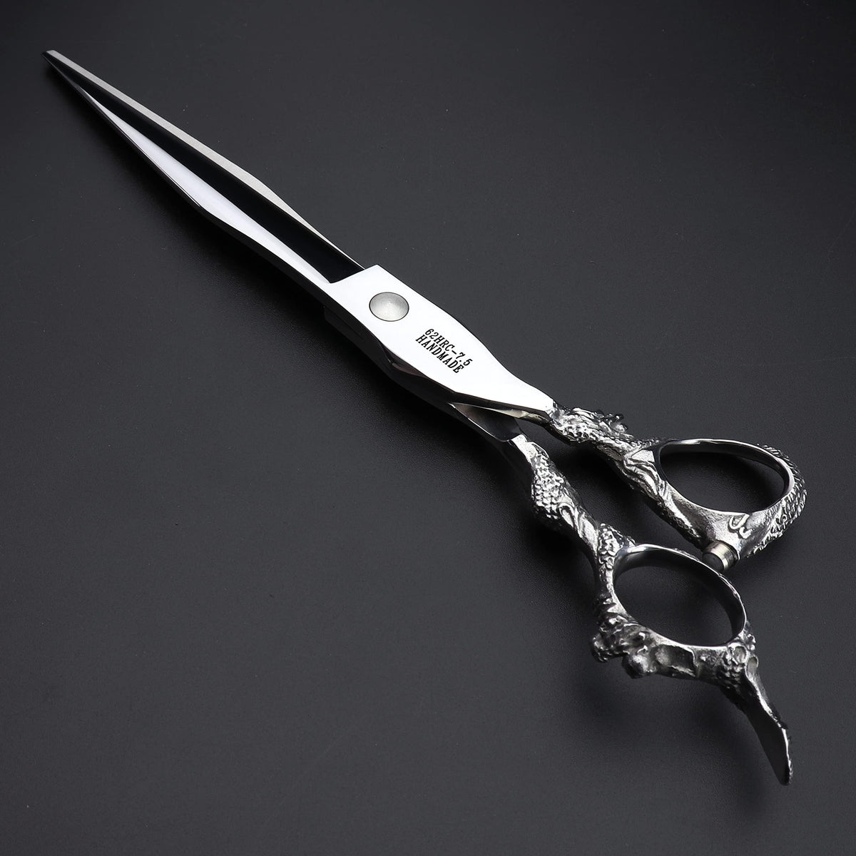 SHARONDS 7" 7.5" 8" Professional Hairdressing Scissors Barber Salon Hair Cutting Dragon Shears (Large) (7.5 inch dragon scissors)