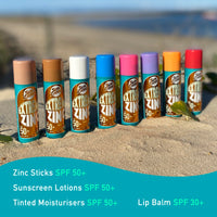 Sun Zapper Zinc Stick - Tan, Light Skin Sunblock SPF50+ Zinc Sunscreen Stick Made in Australia
