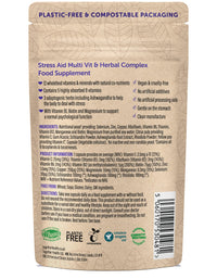 Stress Aid Complex – Together Health – 5 Essential B Vitamins – Schisandra, Ashwagandha & Rhodiola – Ocean-Sourced Magnesium – Vegan Friendly – Made in The UK - 150 Vegecaps