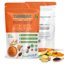 FoodPURA 90 x 4000mg Turmeric (Curcumin), Ginger, Garlic & Organic Black Pepper Capsules HACCP Certified, Manufactured in The UK by FoodPURA (90)