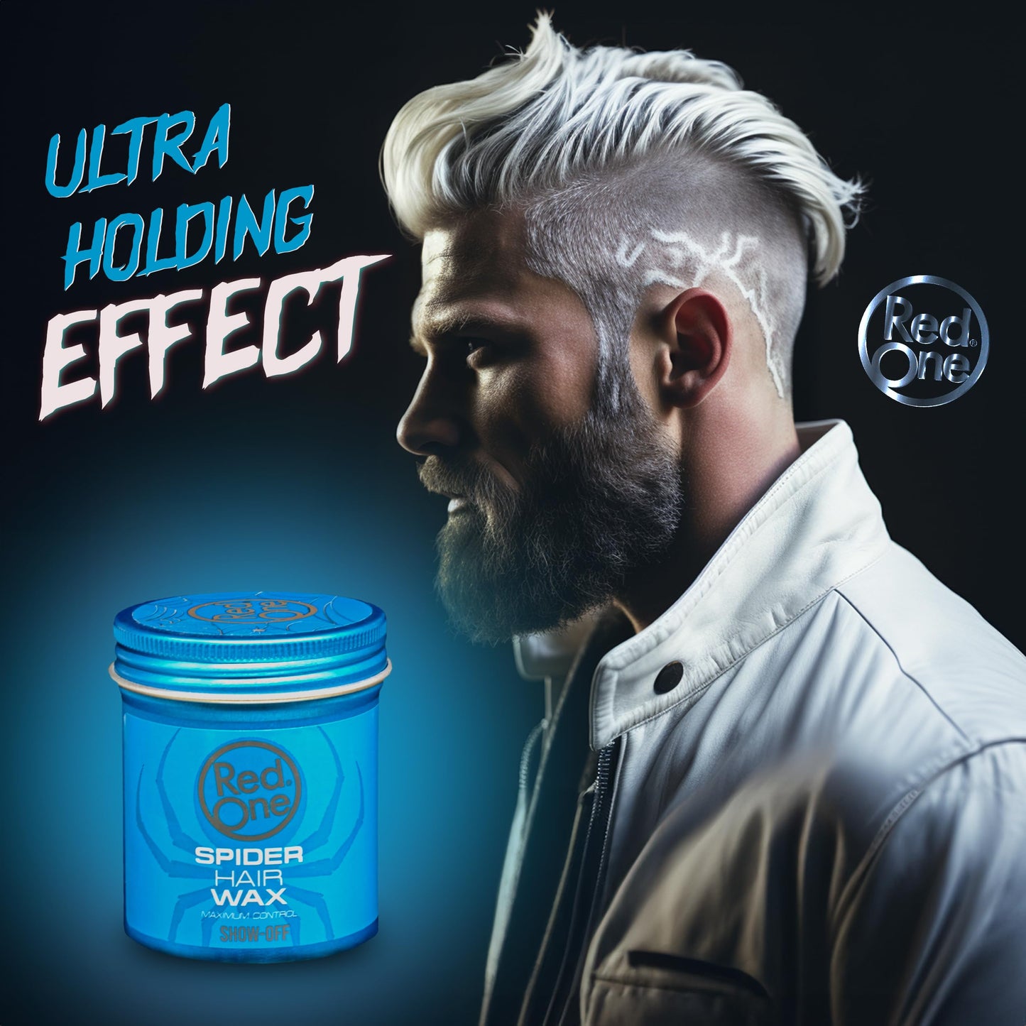 Redone Hair Styling Spider Wax Show-Off 100ml | Maximum Control | Women & Men Hair Wax | Medium Shine | Women and Men Hair Wax | Ultra Holding Effect