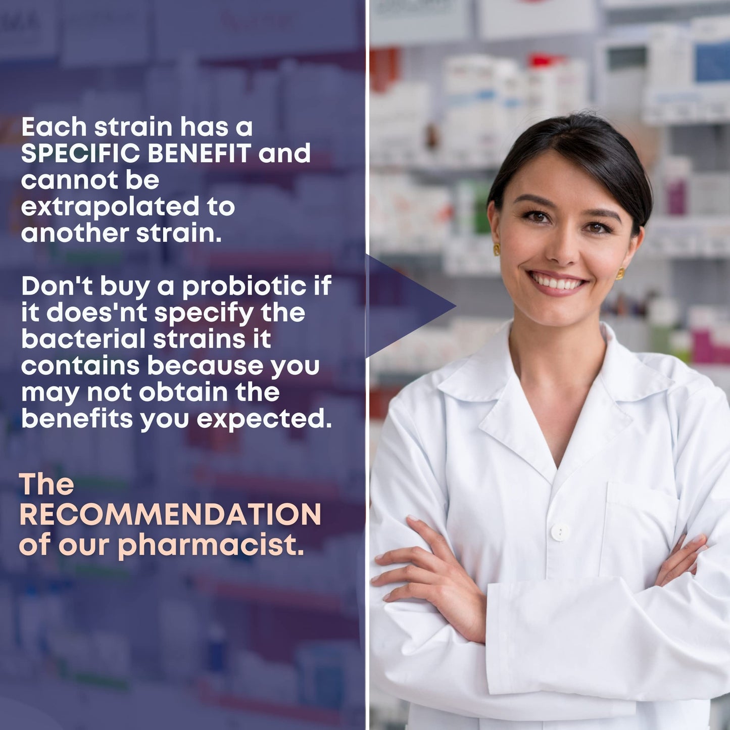 GYNEBAL Probiotics for Women - Balance Vaginal Flora - 10.000 Millions of Bacterial Cultures Rhamnosus Acidophilus and Cranberry 40% PACs for Ladies - One Month Supply - Oral 30 Capsules