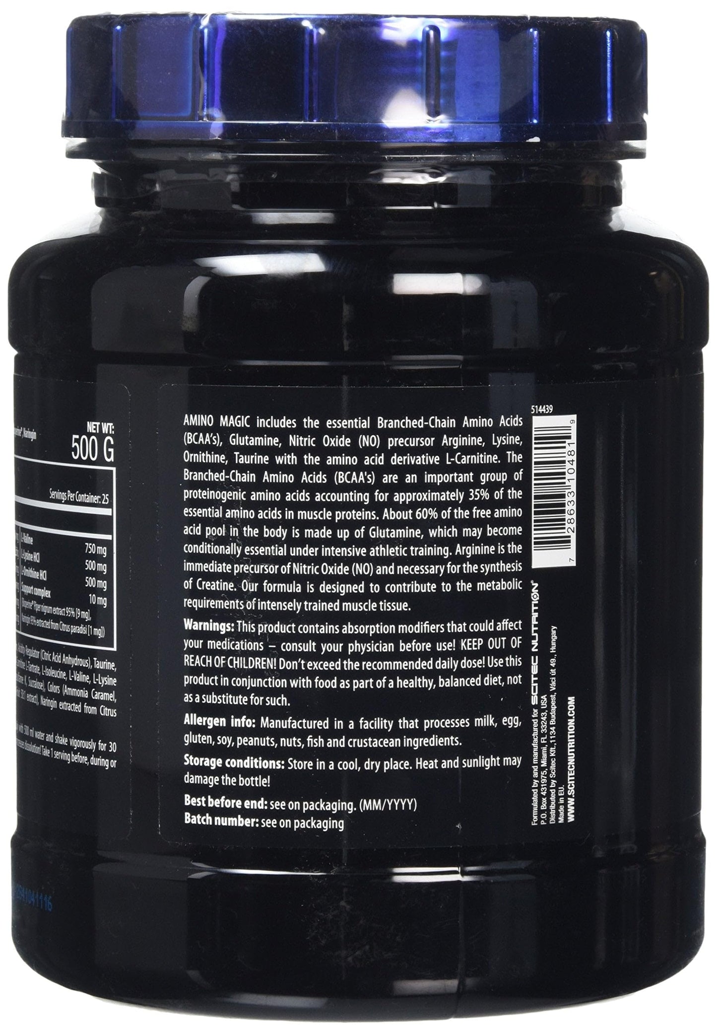 Scitec Nutrition Amino Magic Powder - 500 g, Apple