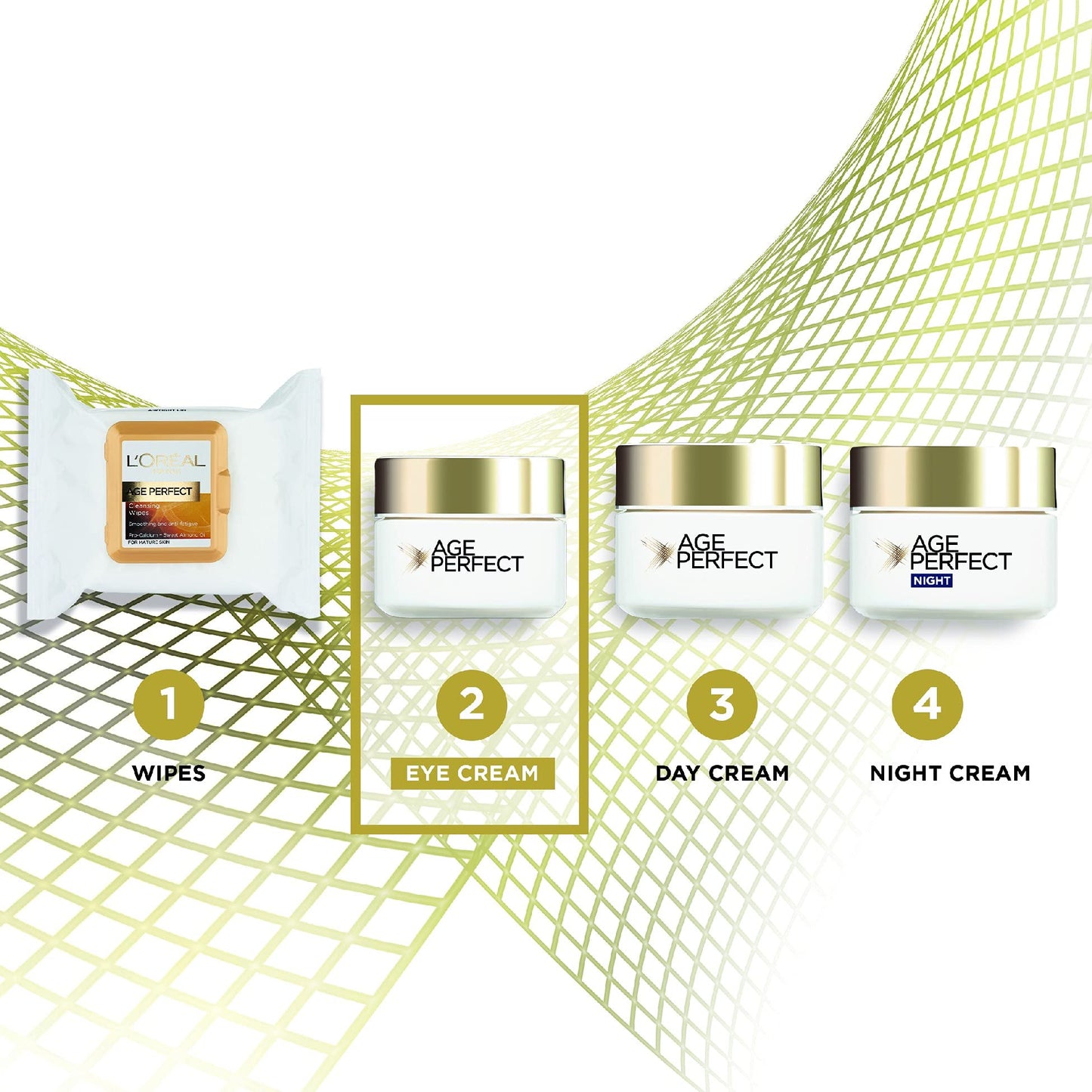 L'Oreal Paris Age Perfect Moisturizing and Nourishing Eye Cream for Mature Skin, Re-Hydrating Eye Cream with Soya Peptides 15 ml