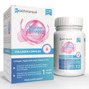 Healthmarque Collagen Complex | Collagen + Hyaluronic Acid + Vitamin C + Vitamin E | Tablets