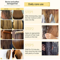 Advanced Hair Mask,Professional Keratin Hair Mask,8s Revitalizes Hot Dyeing Damaged Hair,Instantly Smooths Frizz,for Color Treated Hair Dry,Hair Repair Treatment for Damaged Hair 2.47 Oz