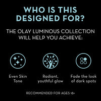 Olay Regenerist Luminous Face Serum, Anti Aging Skin Tone Perfecting Serum with Niacinamide 40 ml, for a Youthful Glow & Even Skin Tone