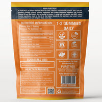 Puretrex PURETREX Vitamin D3 + K2 Gummies – 4000 IU Vegan D3 & 200 mcg MK-7, Magnesium, Coconut Oil, Astaxanthin & BioPerine® – Sugar-Free, Natural Blood Orange Citrus – 60 Vegan Gummies, Made in UK