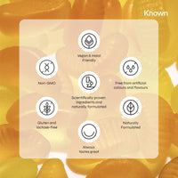 Known Advanced Menopause Support Liquid Bottle - Libifem® & Vollagen® - Supports Menopause Symptoms - Natural Orange & Honey Flavour - 14 Servings