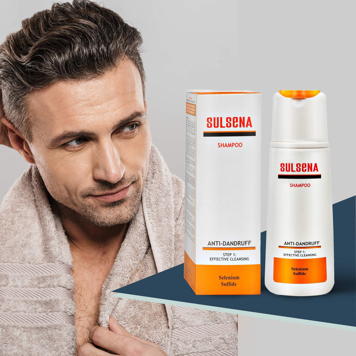 Sulsena SULSENA Anti Dandruff Shampoo for Men and Women - Effective Shampoo for Oily Hair - Anti Dandruff Relief for Itchy Scalp - Nourishing Formula - Best Anti Dandruff Shampoo for Men and Women