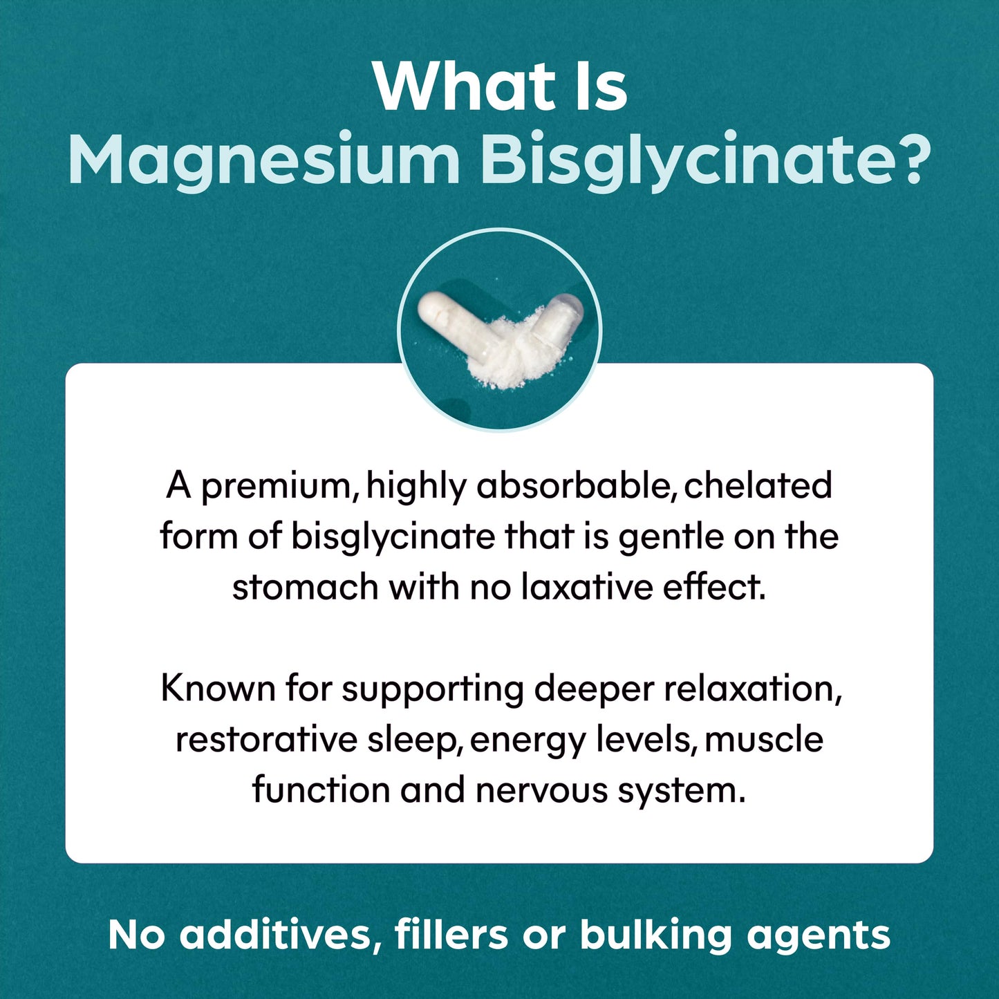 Purolabs Magnesium Bisglycinate 250mg | High Absorption | Energy, Sleep & Muscle Support | Gentle on Stomach | Vegan, Non-GMO, Allergen-Free | 60 Capsules | Made in UK
