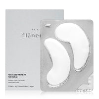 flânerie Flanerie Radiant Glow Eye Masks | Pack of 5 | 5 x 4g, with Vitamin C, Collagen and Hyaluronic Acid Eye Patches, Vegan Formula