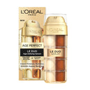 L'Oréal Paris Age Perfect Le Duo Serum Age Defying, Collagen Peptide Booster and Vitamins B3 & C, Instant Firmness, Radiance, Wrinkles Appear reduced, 30ml