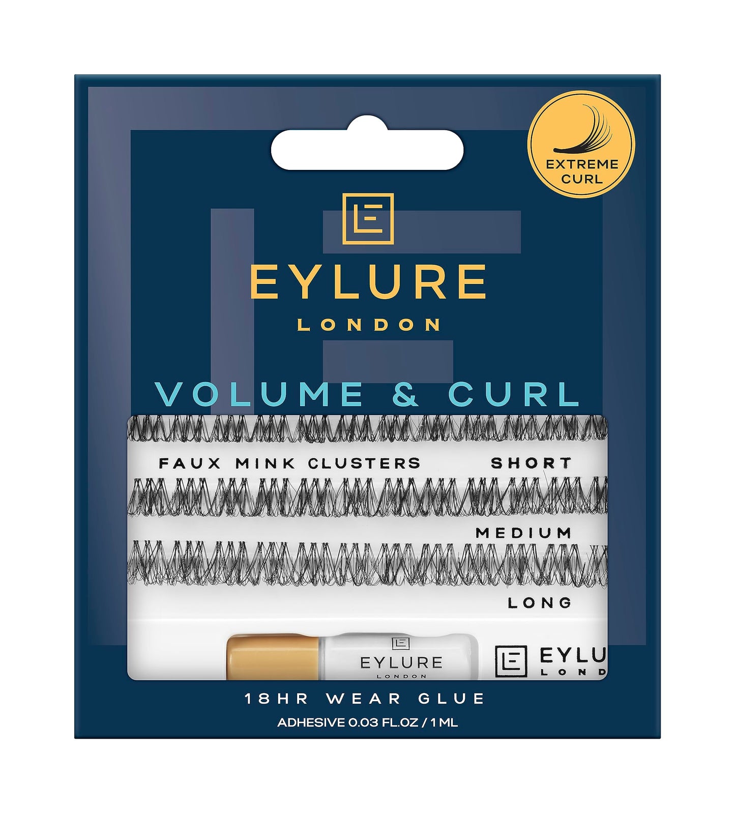 Eylure Extreme Curl Clusters, 1 count (Pack of 1) (packaging may vary)