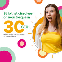 Diso Vitamin B12 (1500mcg) Energy Supplement, Box of 30 Oral Dissolvable Strips, Fast Absorption, Help Reduce Fatigue, Tiredness & Mood Swings, Sugar-Free, Orange Mint Flavour