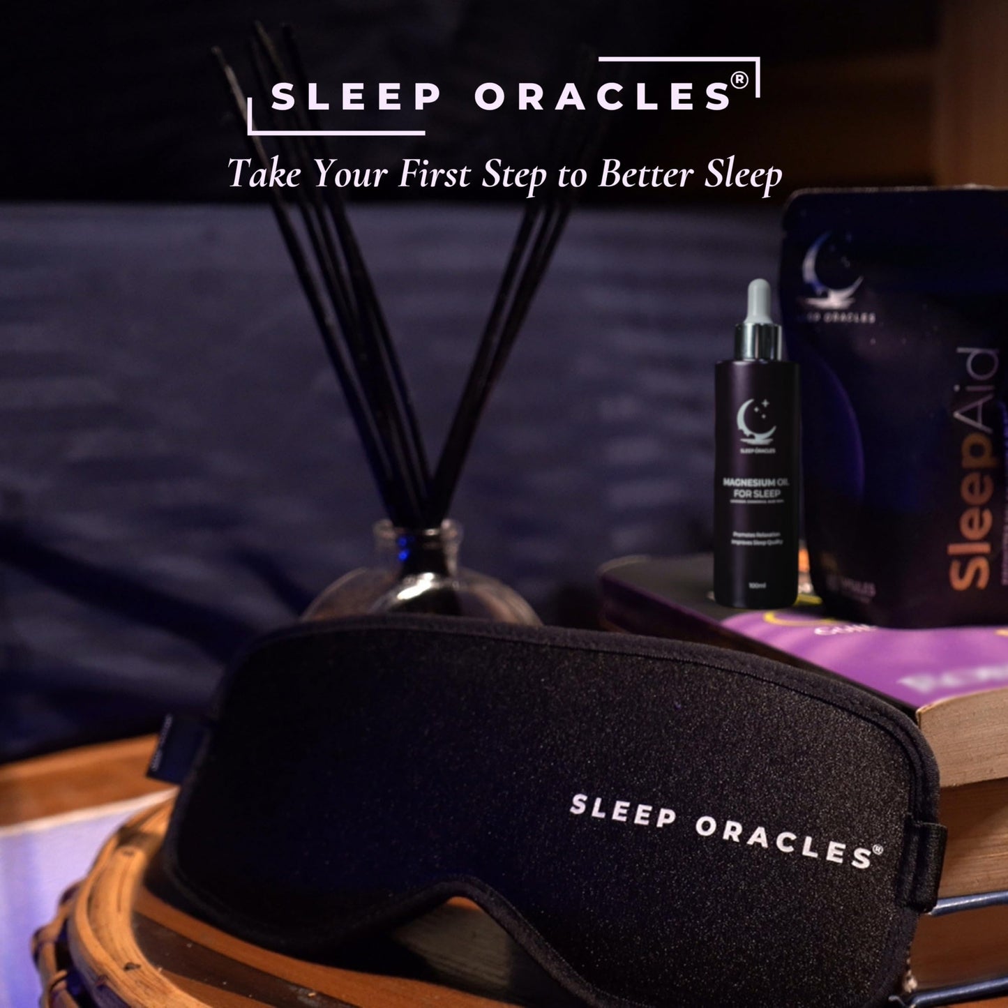 Sleep Oracles Magnesium Oil for Sleep | Body Oil with Chamomile, Lavender & Aloe Vera | Pure Magnesium Chloride for Sleep Aid | Vegan Friendly Travel Essentials | 100ml