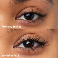 e.l.f. Lash 'N Roll Mascara, Curling Mascara for Visibly Lifted Eyelashes, Lifts and Separates Eyelashes, Long-Lasting Formula, Vegan & Cruelty Free, Deep Brown, 9.2 g