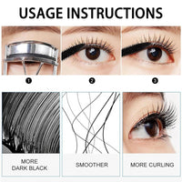 Mascara for Women – Black Volumizing Mascara Makeup for Older Women with Thinning Lashes, Waterproof, Hypoallergenic & Sensitive Eyes