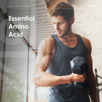 Essential Amino Acids 2800mg with BioPerine® – 180 Capsules (V) – All 9 EAA Amino Acids with All 3 BCAA's Plus 6 More EAAs to Build and Repair Muscle - by Alpha01