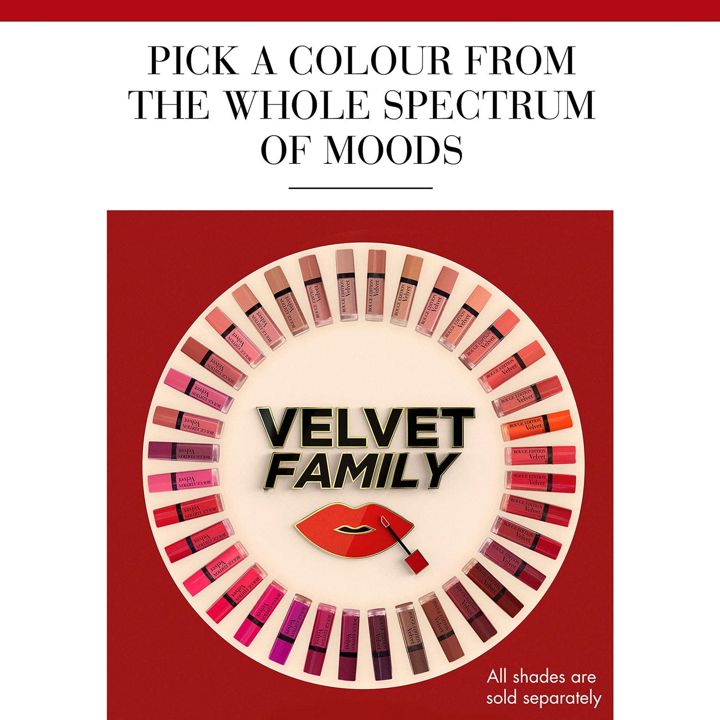 BOURJOIS Bourjois Rouge Edition Velvet Liquid Lipstick 11 So Hap’pink Pinks, 6.7ml
