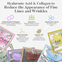 BLOOMORA Variety Under Eye Gel Patches (30 Pairs) | Eye Masks for Puffy Eyes | Collagen Eye Patches | Under Eye Patches for Dark Circles & Puffiness | Under Eye Mask for Eye Care