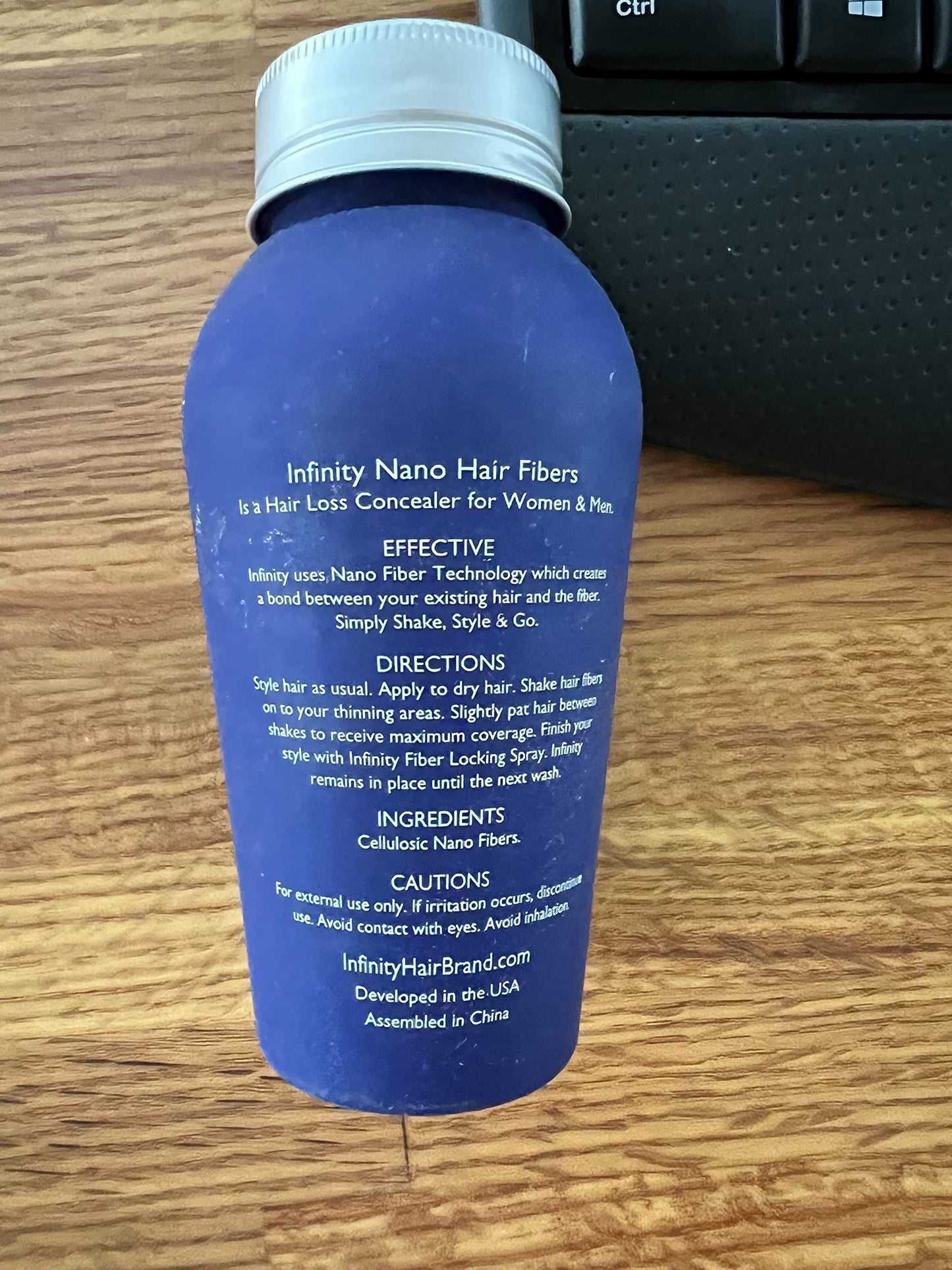 Infinity Hair Building Fibers To Conceal Thinning For The Appearance Of Thicker, Fuller Women & Men - Cinnamon 28G