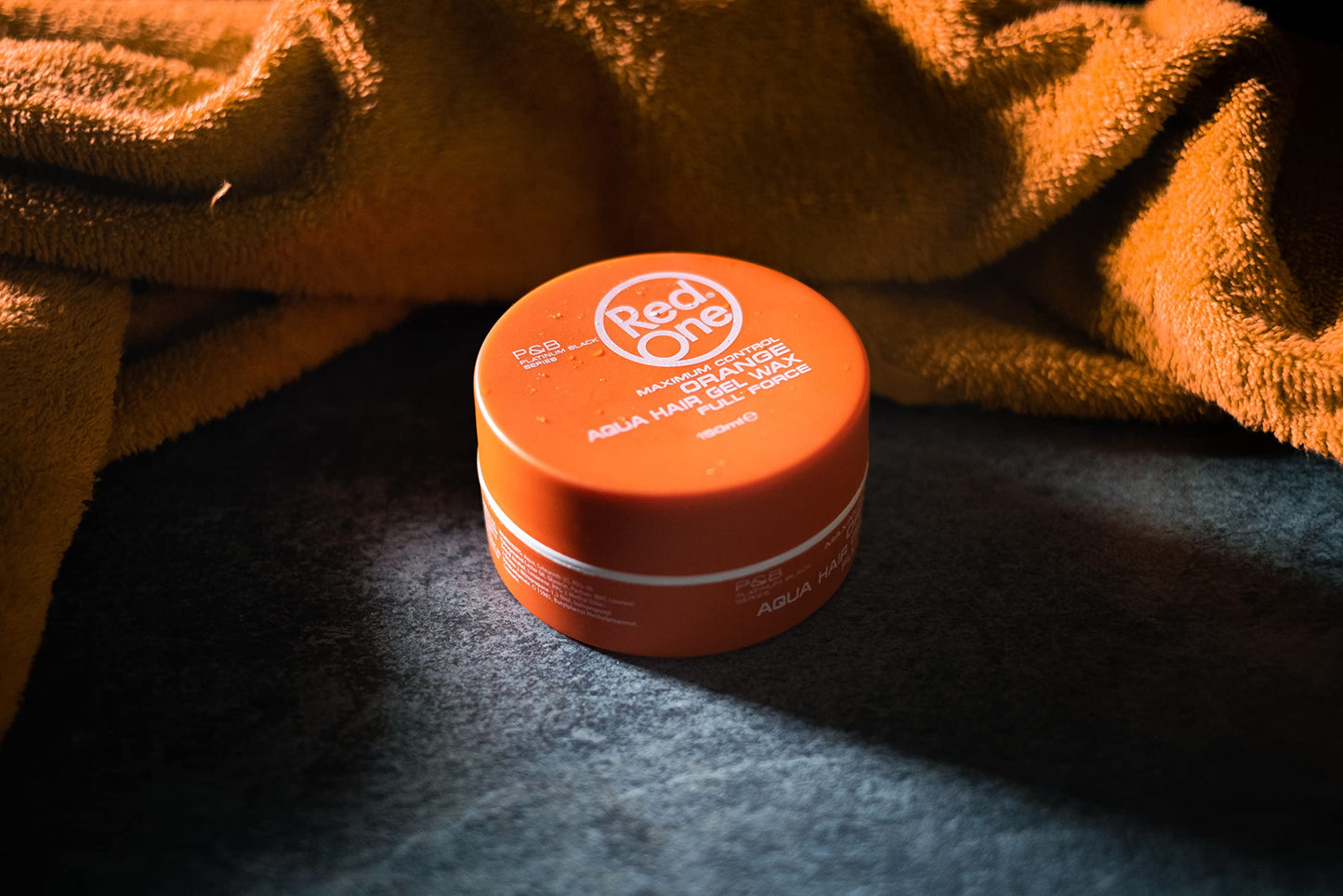 RedOne Hair Styling Aqua Wax Orange 2x 150 ml | Edge Control | Ultra Hold | Gel Wax | Men & Women Hair Wax | Melon Scent | Maximum Control