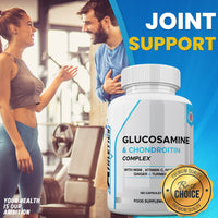 Freak Athletics Glucosamine and Chondroitin High Strength Complex - with MSM, Rosehip, Ginger & Turmeric