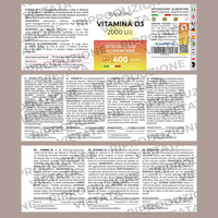 BANDINI Bandini® Vitamin D 2000 IU - High Strength Vitamin D3 Supplement (Cholecalciferol) - 400 Easy Swallow Micro Tablets (1+ Year Supply) - Vegetarian Vitamins - Immune System Booster & Bone Health Support