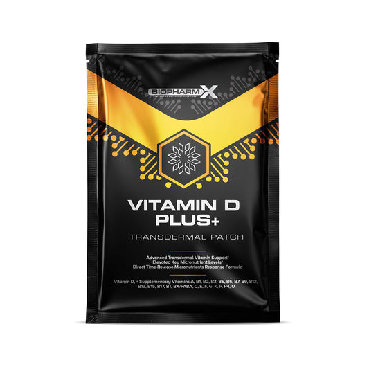 Vitamin D 4000iu Patch Plus+ (30 Day Supply) High Strength & Maximum Bioavailability Vitamin D3 - Significantly More Effective Than Vitamin D Tablets!