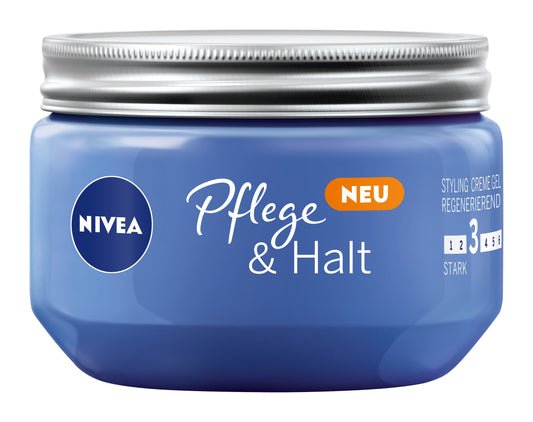 Nivea NIVEA Care & Hold Strong Styling Hair Creme Gel - 600ml (150x4)