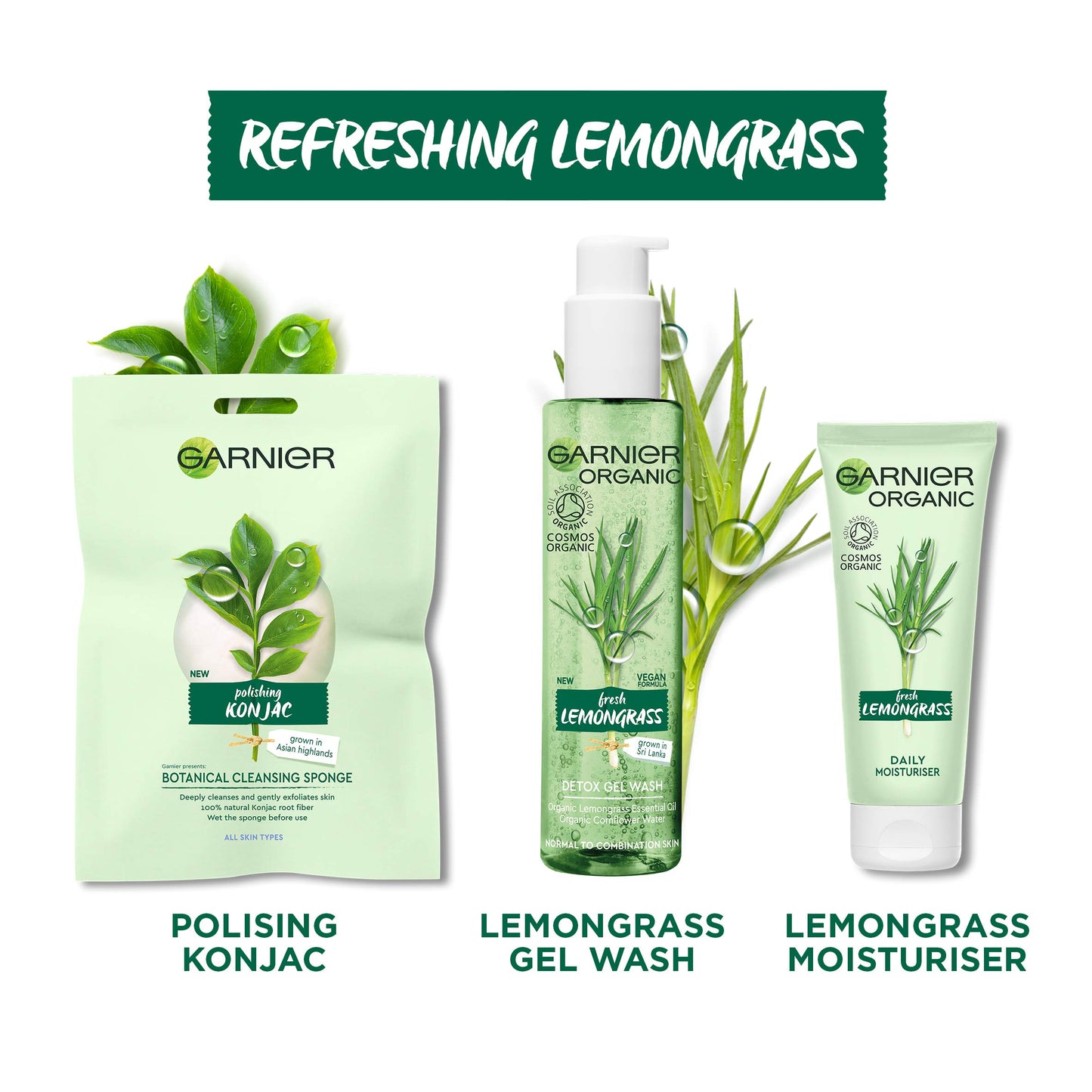 Garnier Organic Detox Gel Wash, Lemongrass, 150 Ml, Pack Of 1