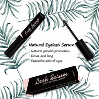 CGBOOM Eyelash Growth Serum Lash Serum Lash Enhancing Serum Boosting Lash Conditioner for Natural Fuller Thicker Longer Looking Eyelashes Healthier Vegan Cruelty-Free (2P BLACK)